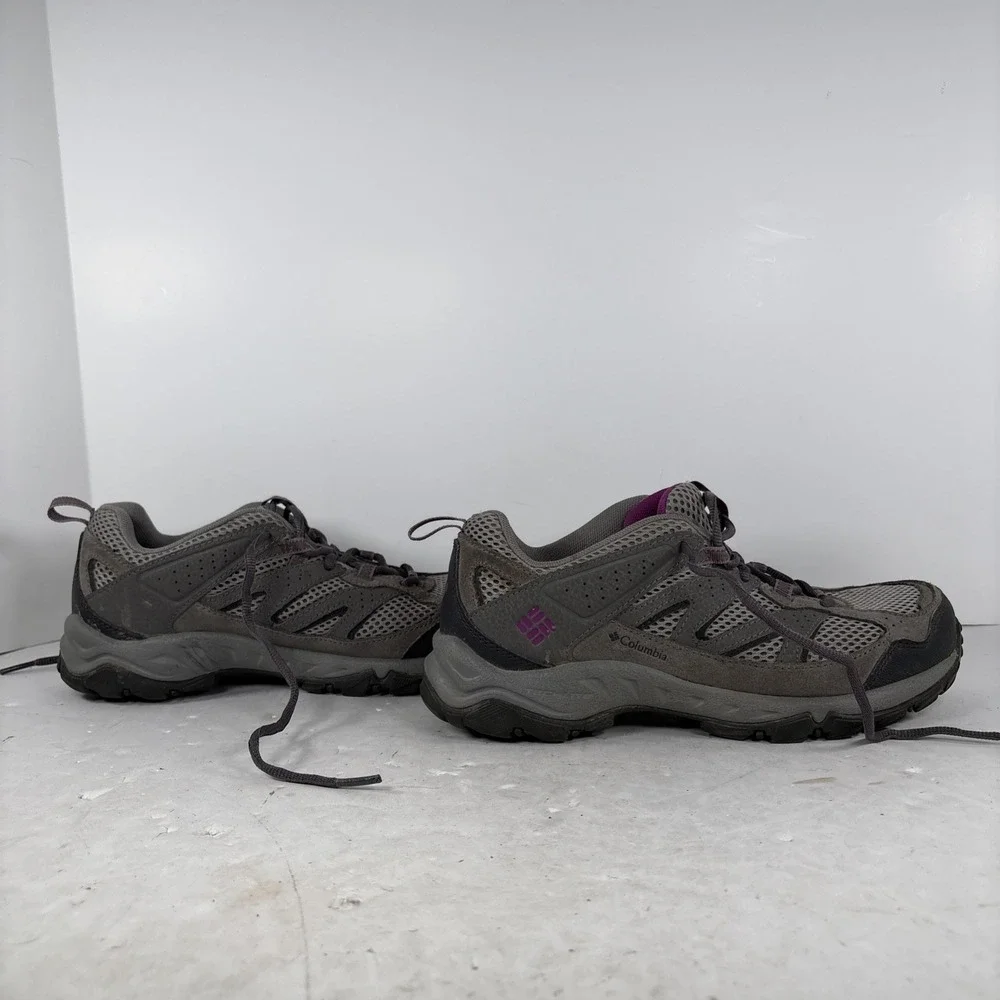 Size 7 Columbia Gray Techlite Hiking Trail Shoe Sneakers BL3983-061‎